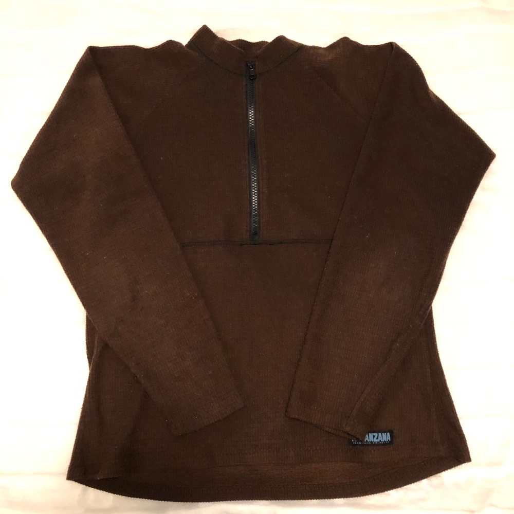 Melanzana Micro Grid Zip Top